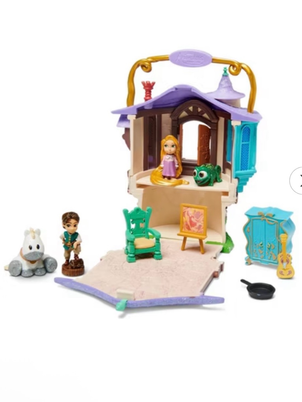 Disney Animators Collection Littles Rapunzel Mini Playset NIB - Picture 9 of 11